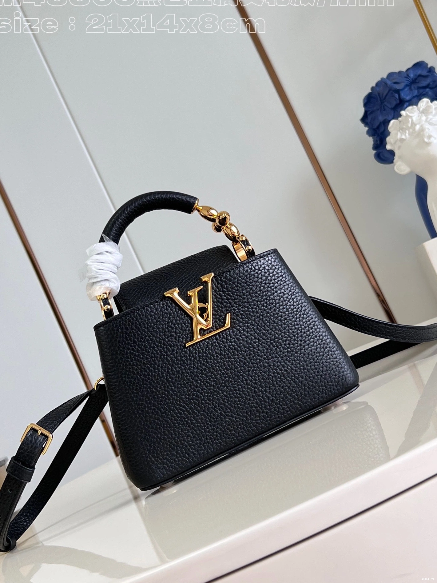 Affordable CAPUCINES MINI-21*14*8CM LOUIS VUITTON 0813